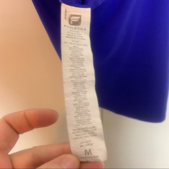 Fabletics Hazel medium purple tank top k25 - Picture 5 of 5